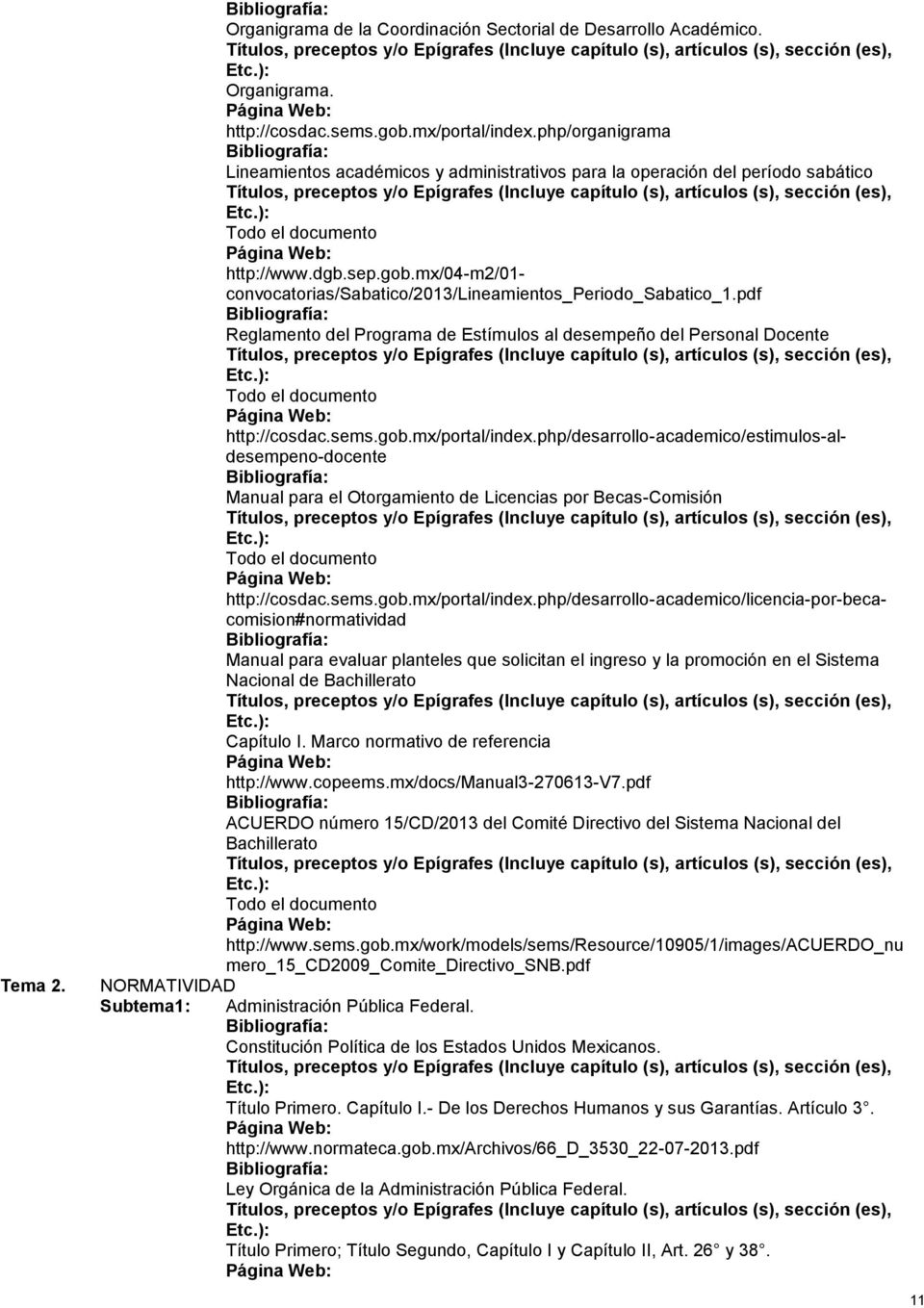 pdf Reglamento del Programa de Estímulos al desempeño del Personal Docente http://cosdac.sems.gob.mx/portal/index.
