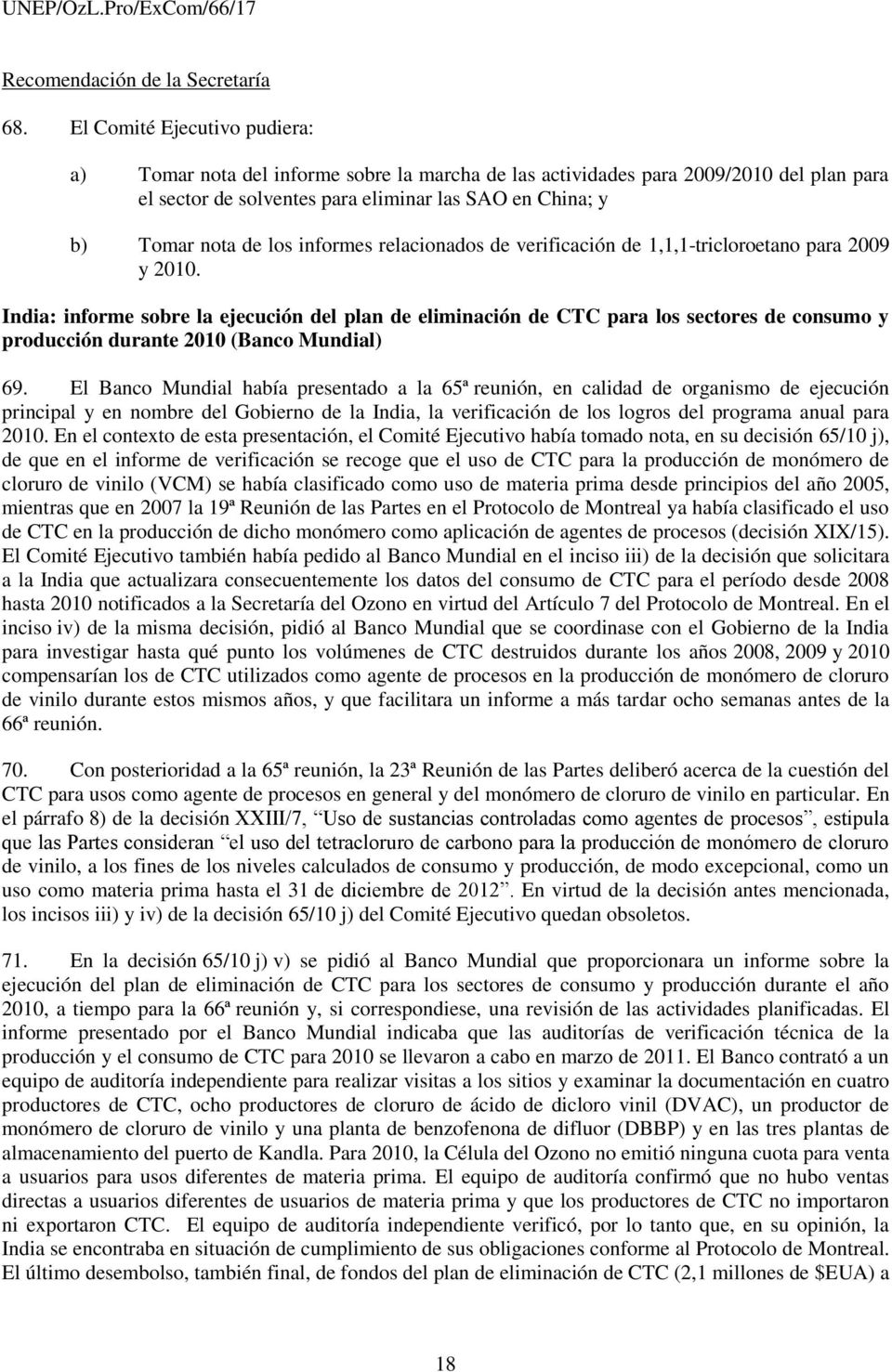 informes relacionados de verificación de 1,1,1-tricloroetano para 2009 y 2010.