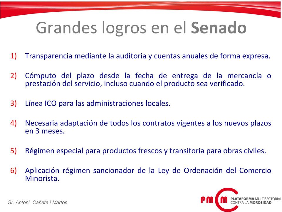 3) Línea ICO para las administraciones locales.