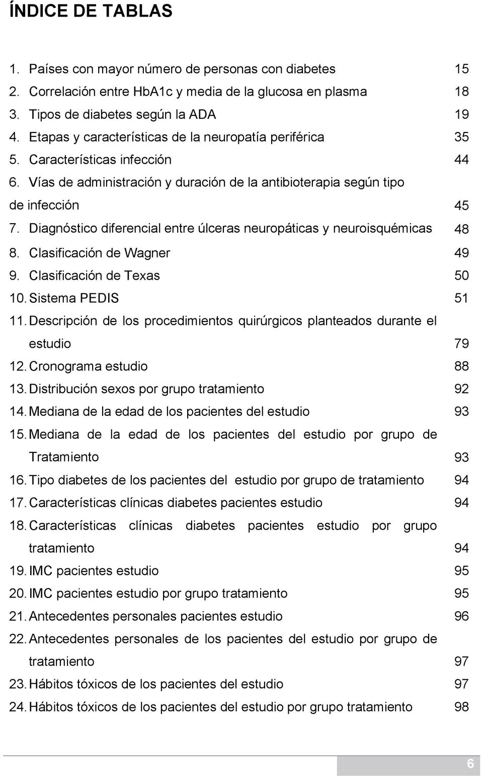 Diagnóstico diferencial entre úlceras neuropáticas y neuroisquémicas 48 8. Clasificación de Wagner 49 9. Clasificación de Texas 50 10. Sistema PEDIS 51 11.