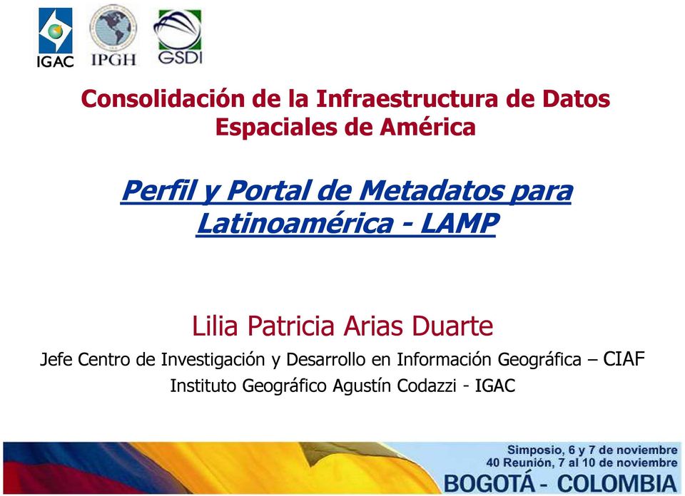 Patricia Arias Duarte Jefe Centro de Investigación y Desarrollo en