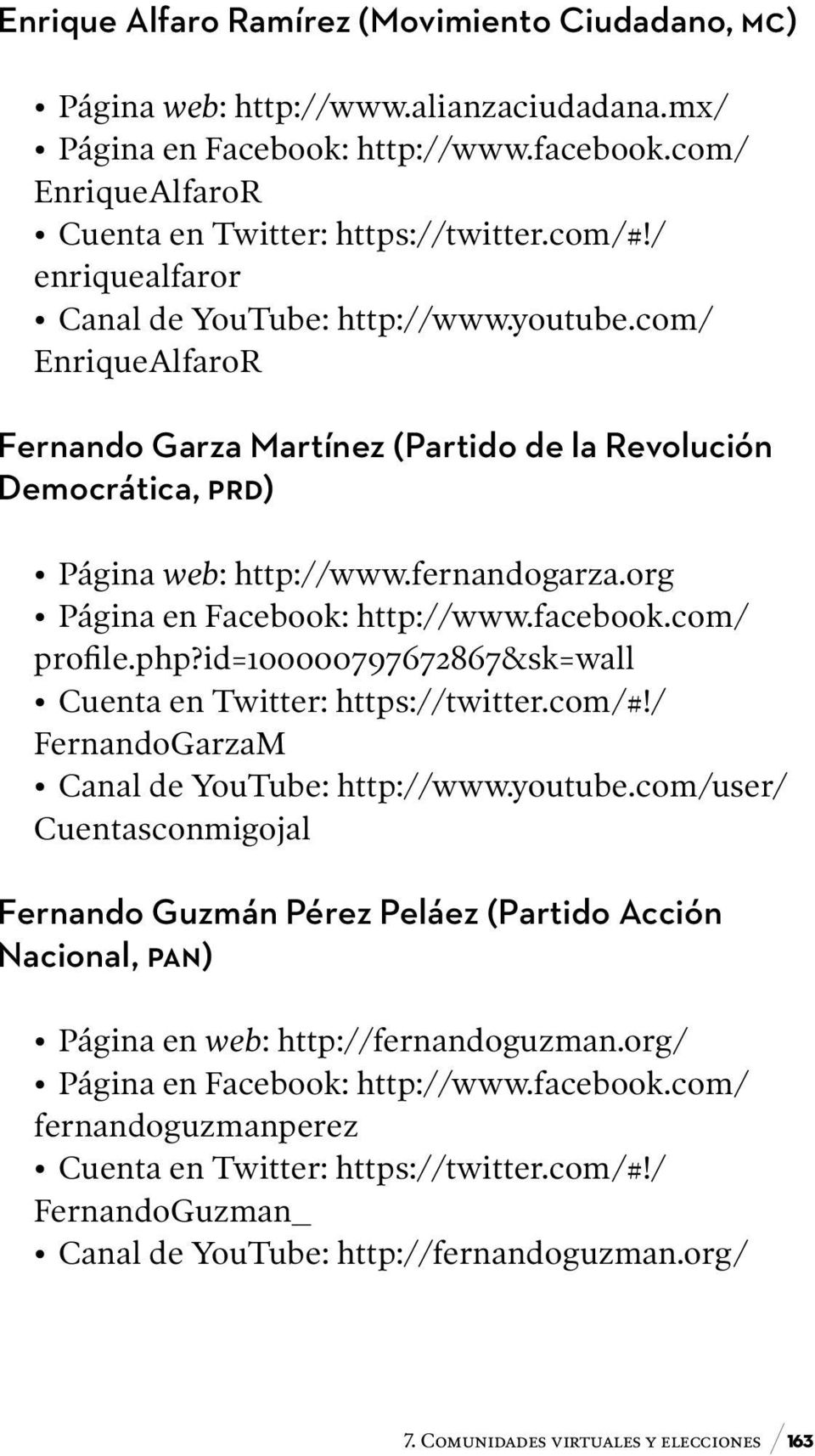 org Página en Facebook: http://www.facebook.com/ profile.php?id=100000797672867&sk=wall Cuenta en Twitter: https://twitter.com/#!/ FernandoGarzaM Canal de YouTube: http://www.youtube.