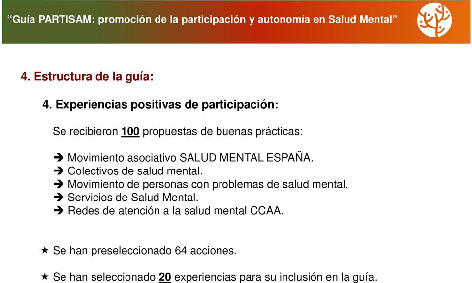 asociativo SALUD MENTAL ESPAÑA. Colectivos de salud mental.