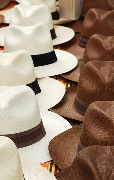 SOMBREROS DE PAJA TOQUILLA El tejido de sombreros de paja toquilla, representa un 70% de las exportaciones dentro del sector artesanal.