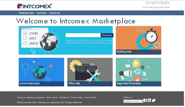 Fig. 5 Vista de Intcomex Marketplace Allí puedes comprar en línea y tener