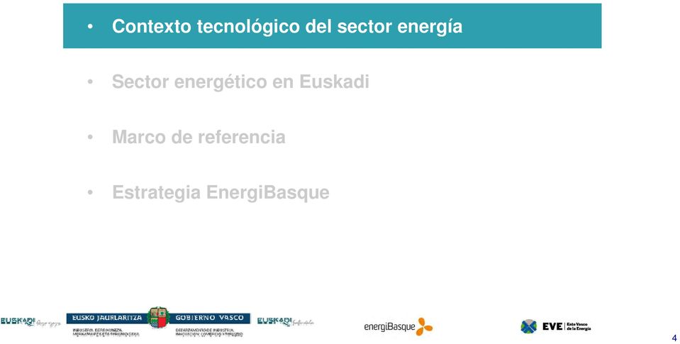 energético en Euskadi Marco