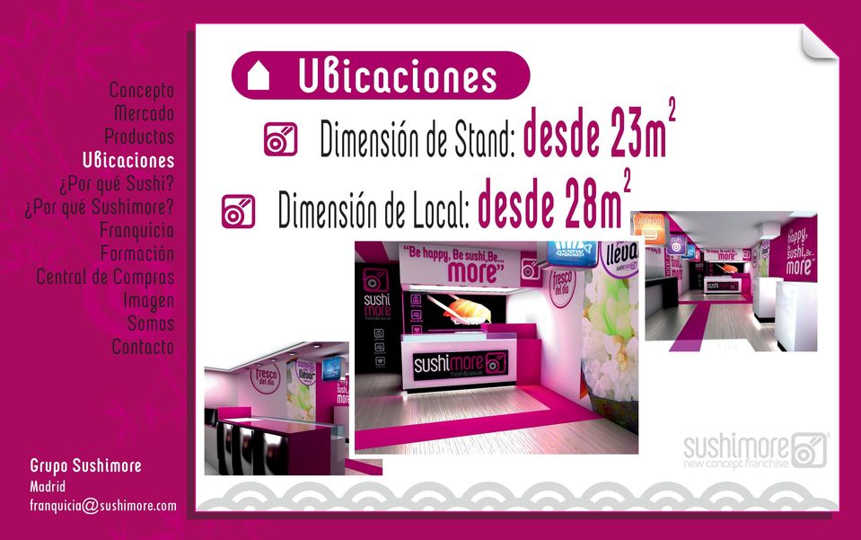 Stand: desde 23m