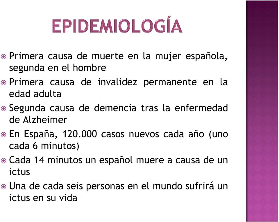 Alzheimer En España, 120.