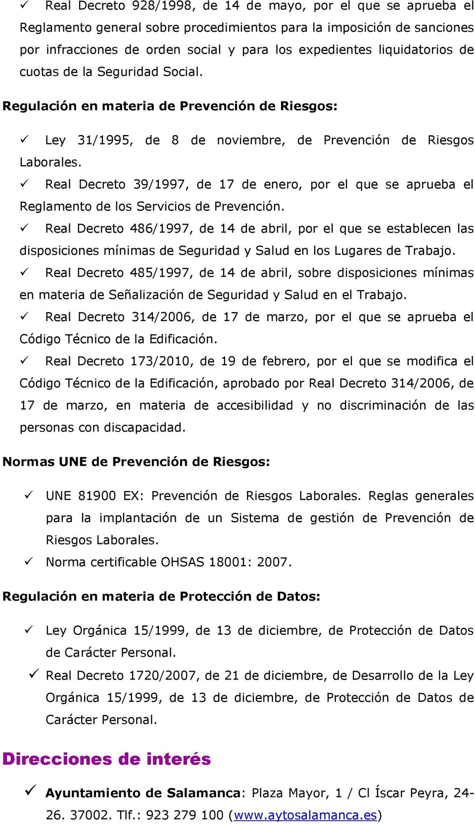 Real Decreto 39/1997, de 17 de enero, por el que se aprueba el Reglamento de los Servicios de Prevención.