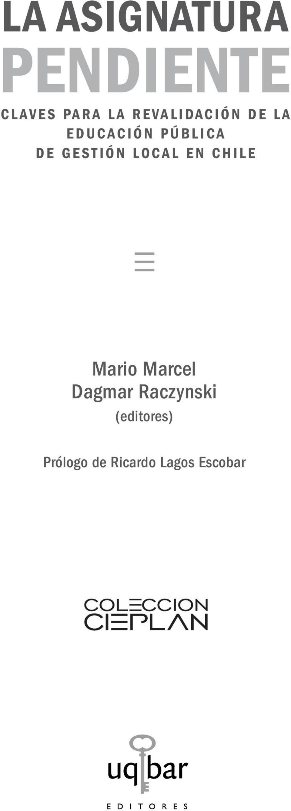 EN CHILE Mario Marcel Dagmar Raczynski