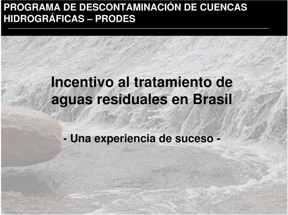 residuales en Brasil