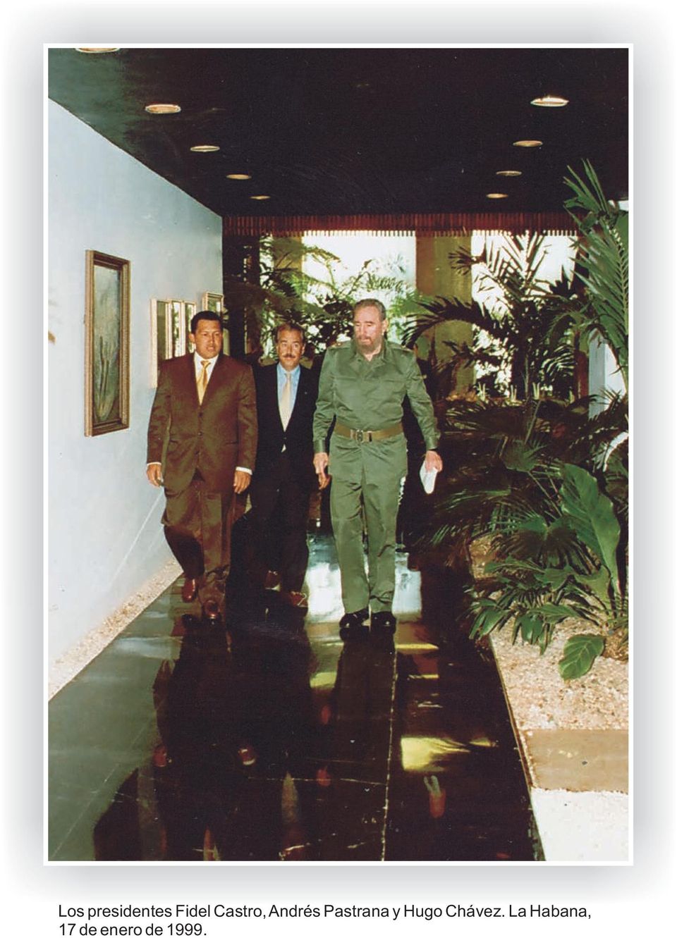 Pastrana y Hugo Chávez.
