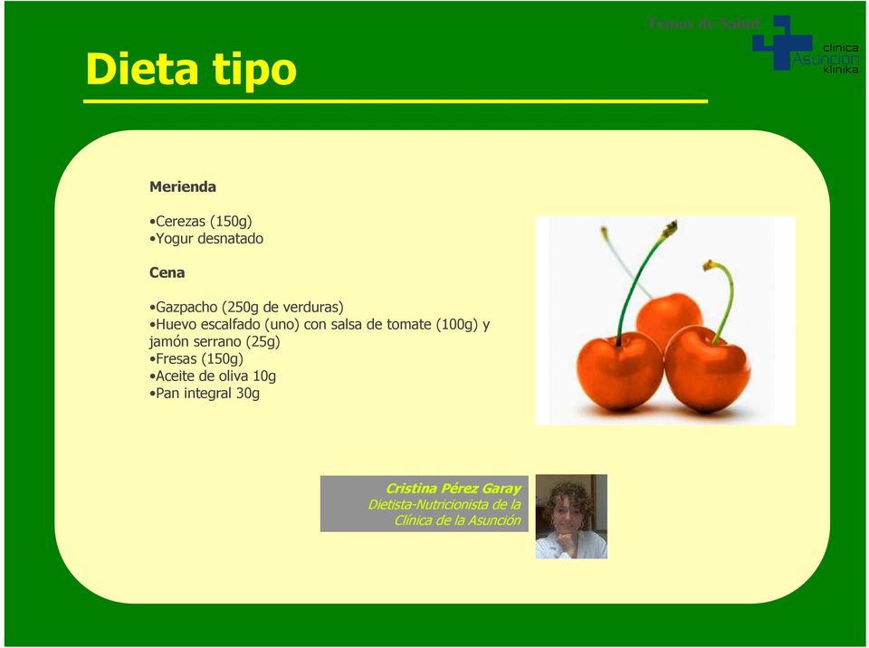 (100g) y jamón serrano (25g) Fresas (150g) Aceite de oliva 10g Pan
