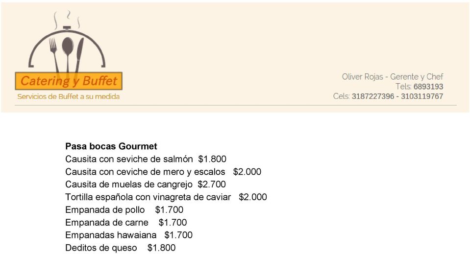 000 Causita de muelas de cangrejo $2.