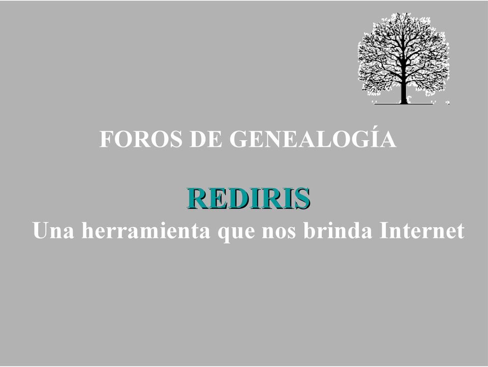 REDIRIS Una