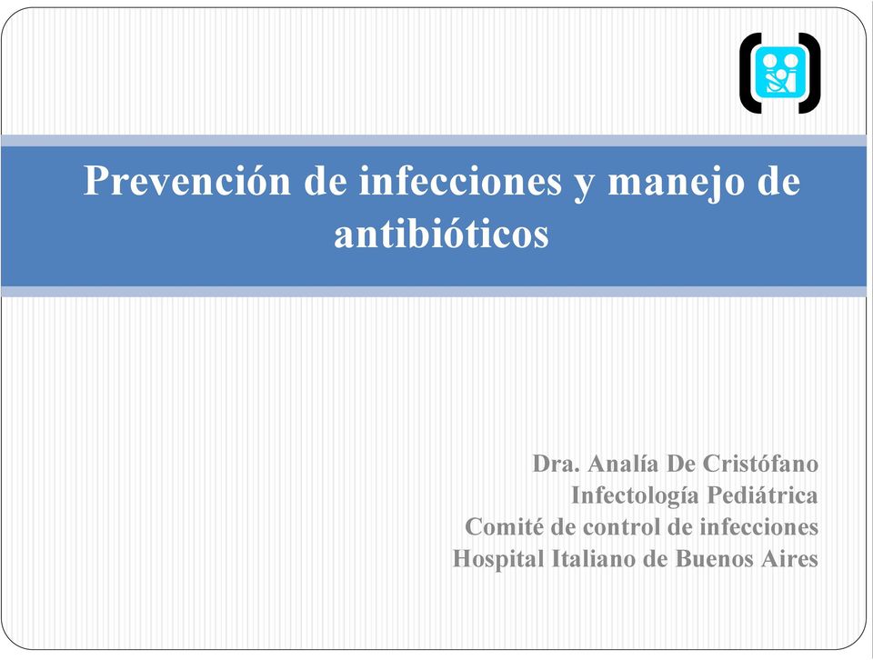 Analía De Cristófano Infectología