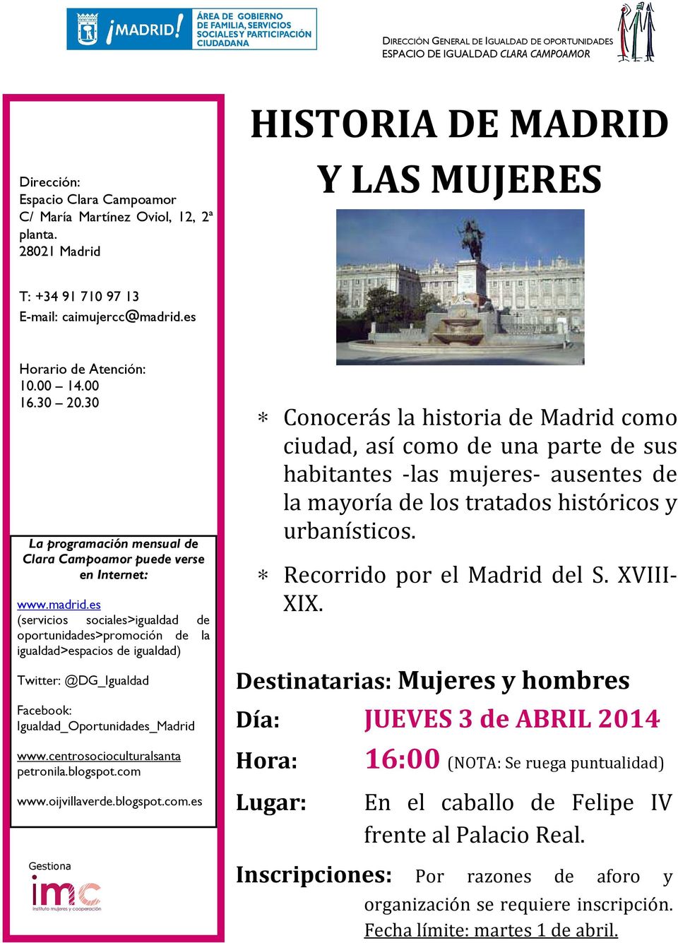 Recorrido por el Madrid del S. XVIII- XIX.