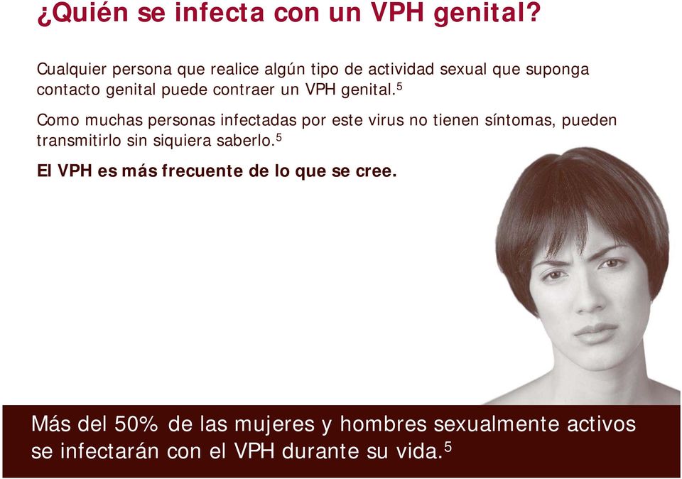 contraer un VPH genital.