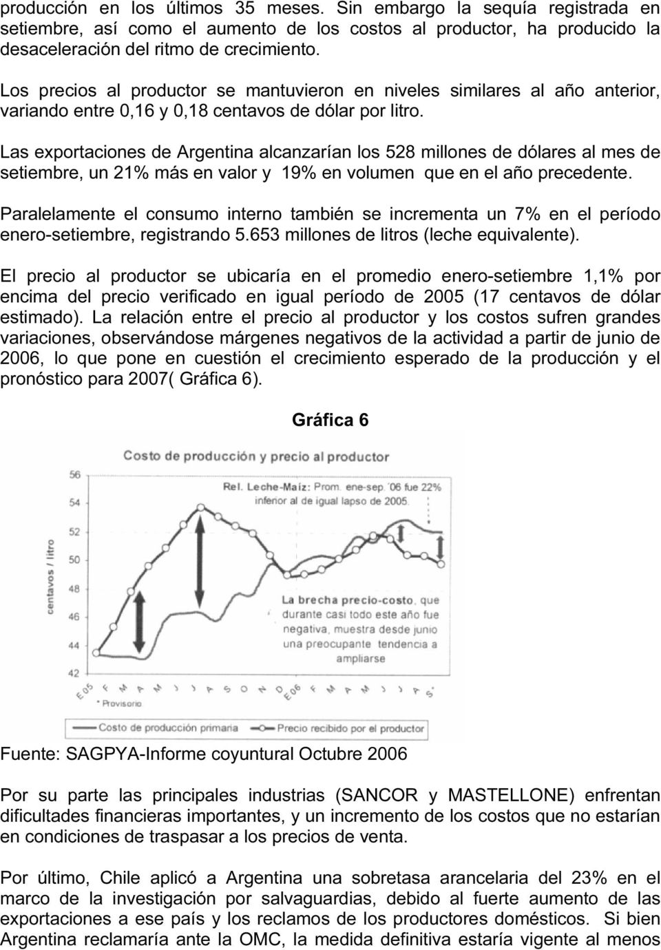 Las exportaciones de Argentina alcanzarían los 528 millones de dólares al mes de setiembre, un 21% más en valor y 19% en volumen que en el año precedente.