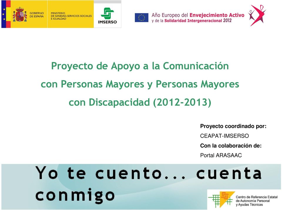 Discapacidad (2012-2013) Proyecto coordinado