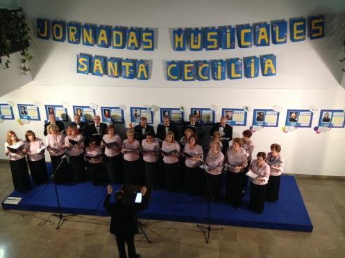 Del 21 al 25 noviembre V JORNADAS MUSICALES SANTA CECILIA Taller Breathing gym Exposiciones Concierto Santa Cecilia (Alumnos de la ESMMUCH V Sinfonía de Color Taller de Violoncellos Concierto alumnos