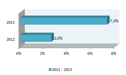 Orozco 64 El porcentaje de las víctimas que fueron destinadas para explotación sexual dentro del año 2012 y 2013 fueron los siguientes, según datos estadísticos de Fiscalía: Gráfico 14 Explotación