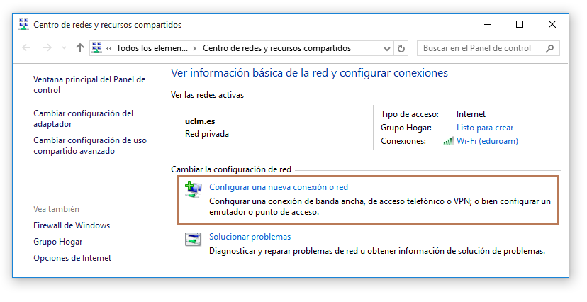 4 Configuración de la VPN en Windows 10 4.