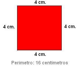 Calcula el perímetro de los siguientes polígonos.
