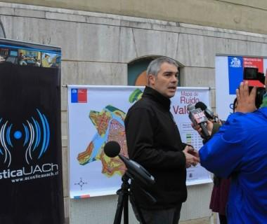 Hoy es 03 de mayo de 2014 Académicos de Acústica UACh Lanzan mapa de Valdivia que muestra distribución del ruido vehicular *El mapa fue elaborado por Acústica UACh por mandato del Ministerio de Medio