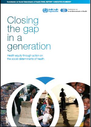 Emprender los Determinantes Sociales de la Salud: Un factor esencial para romper el circulo de la desigualdad 2 En el 2008 La Comisión de Determinantes Sociales de la Salud publicó el informe