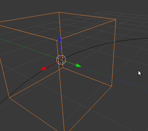 1.5 ya teniendo el cursos 3D dentro del vector salimos de modo edicion Edit mode y seleccionamos el cubo (clic drecho) y tecleamos Shift+S de nuevo y nos vamos a Selected To Cursor.