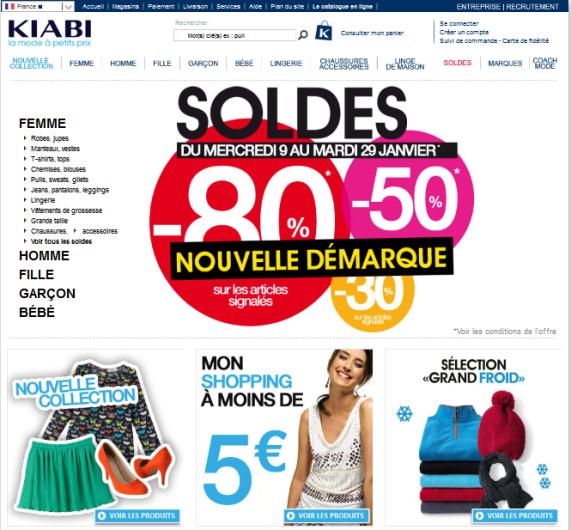 CASO KIABI CONTEXTO 2 canales de ventas 450 tiendas 5 webs: kiabi.com, kiabi.es, kiabi.it, kiabi.be, kiabi.