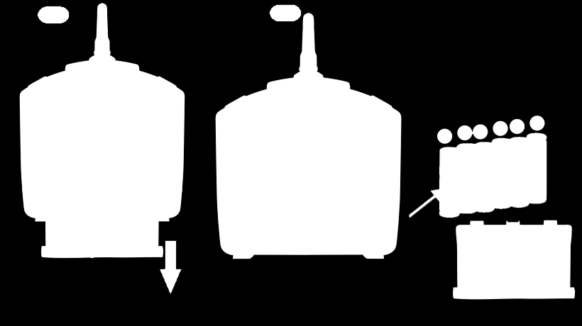 Usando la palanca del remoto puede control la dirección del cóptero. - El modo disponible sobre este modelo es el modo 2 con la disposición del regulador en la izquierda.