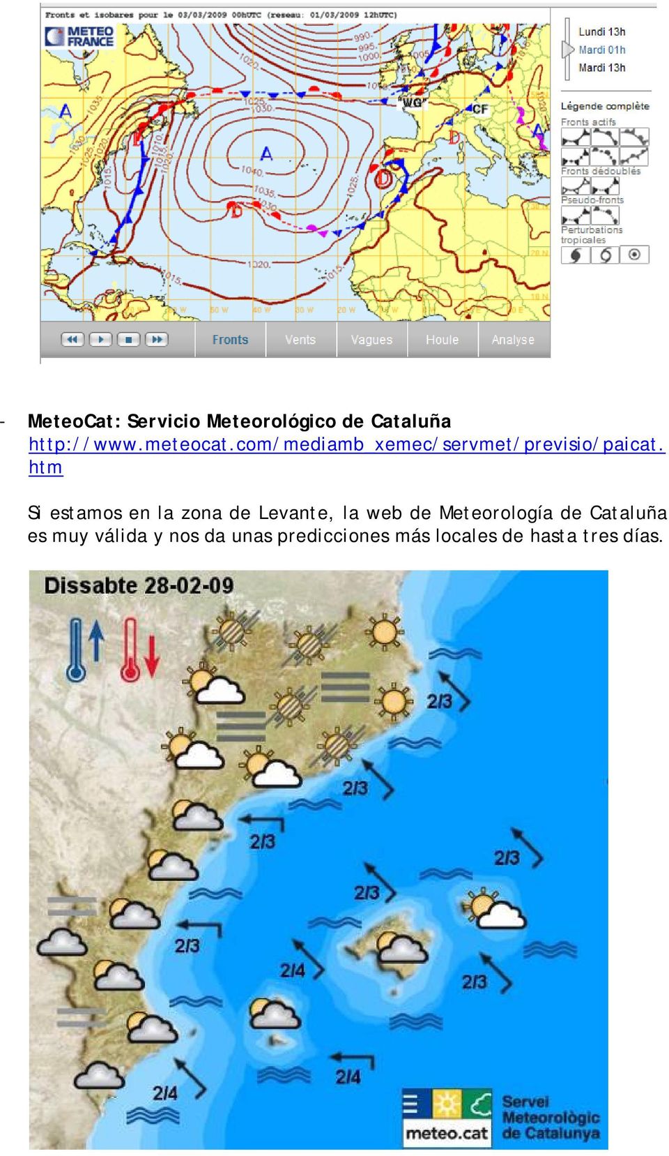 htm Si estamos en la zona de Levante, la web de Meteorología de