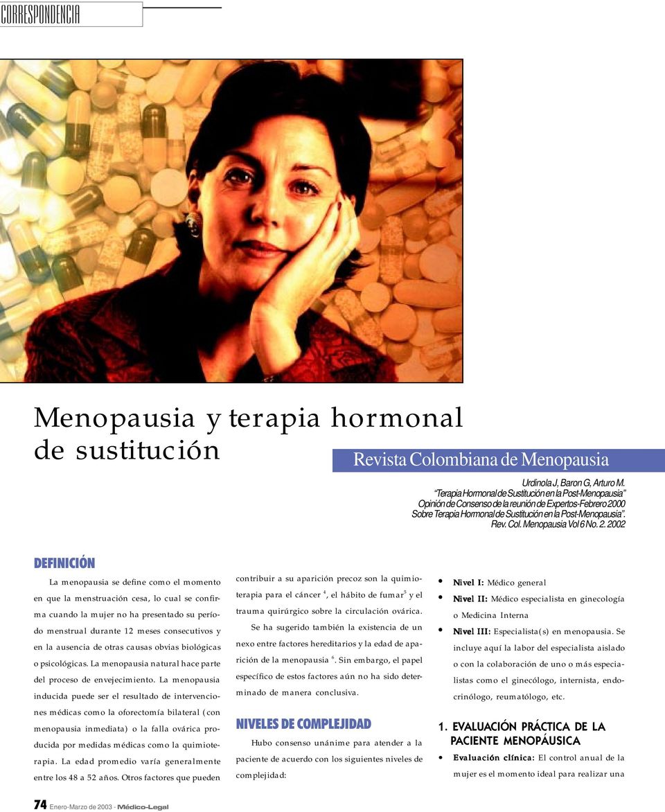 Menopausia Vol 6 No. 2.