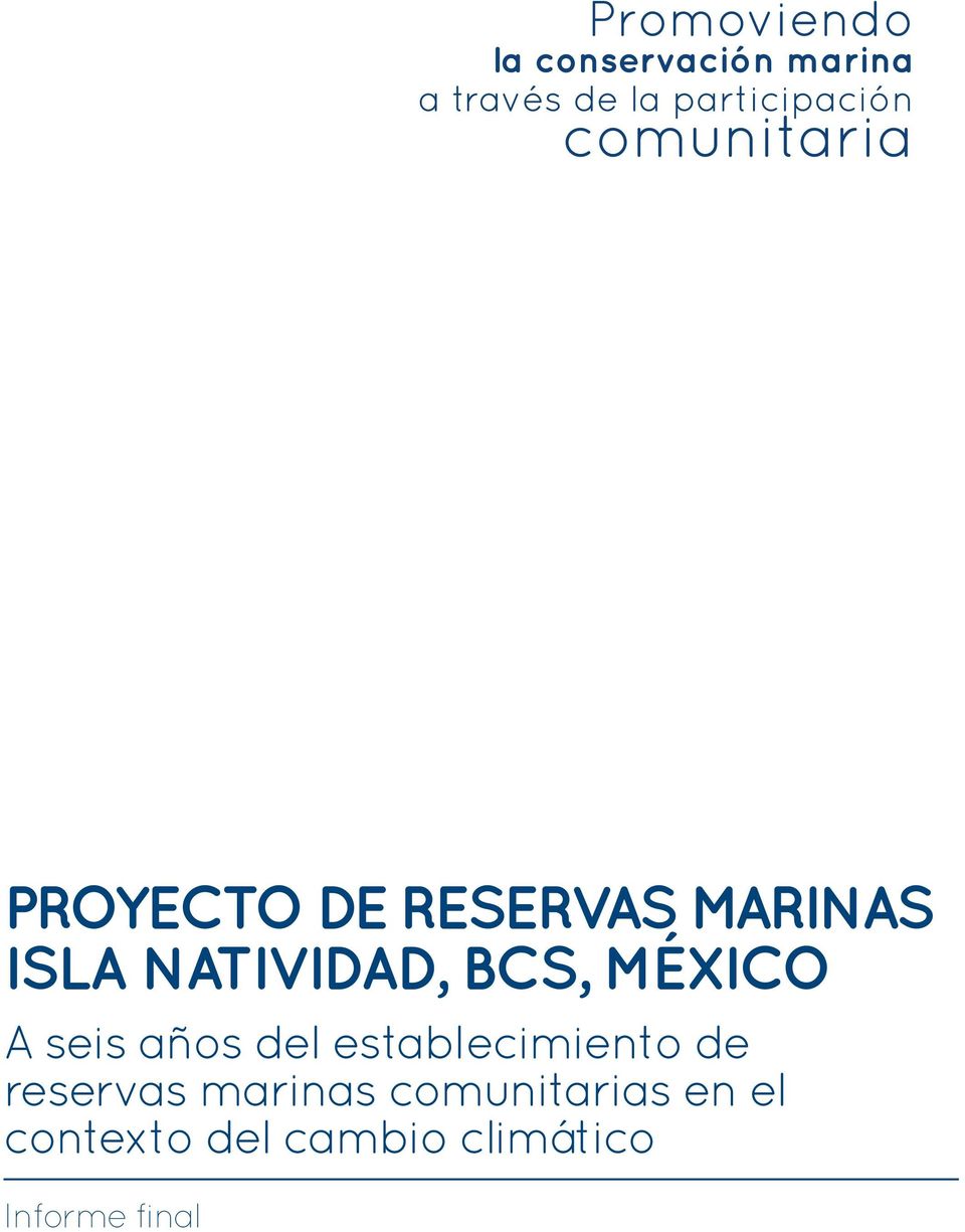 establecimiento de reservas marinas