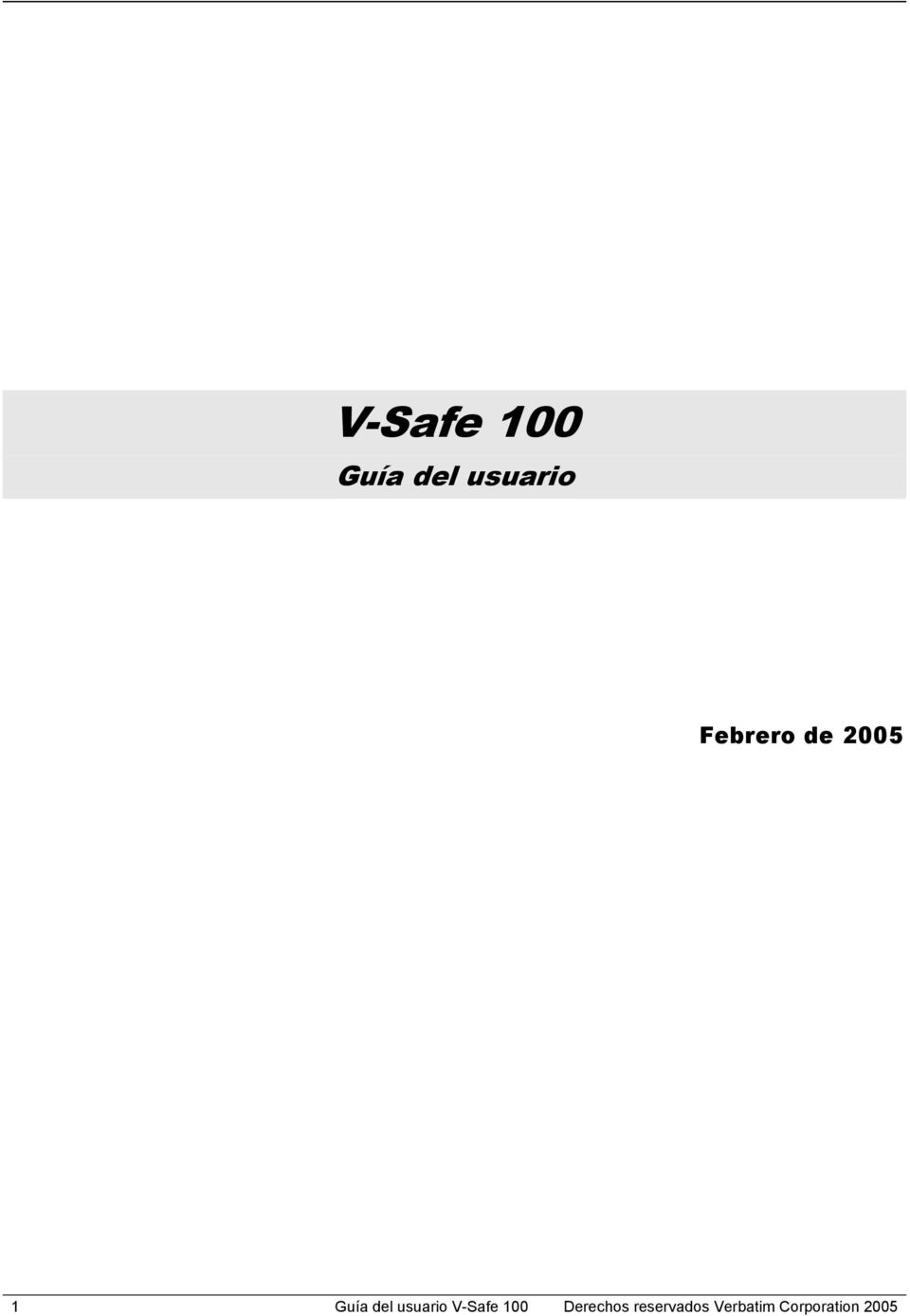 usuario V-Safe 100 Derechos