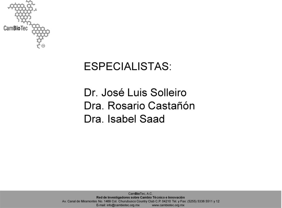 Dra. Rosario