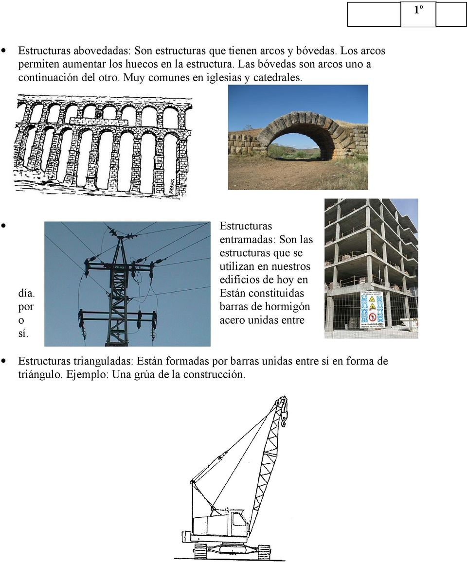 Estructuras entramadas: Son las estructuras que se utilizan en nuestros edificios de hoy en Están constituidas barras de