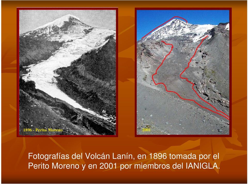el Perito Moreno y en