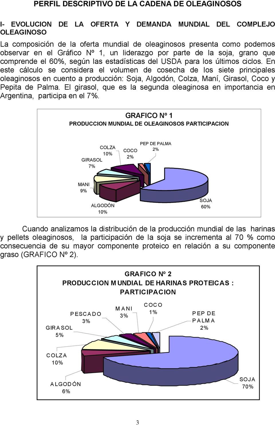 En este cálculo se considera el volumen de cosecha de los siete principales oleaginosos en cuento a producción: Soja, Algodón, Colza, Maní, Girasol, Coco y Pepita de Palma.
