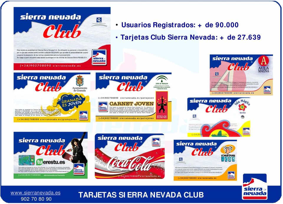 000 Tarjetas Club Sierra