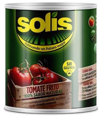 NUEVOS PACKAGING SOLIS RESPONSABLE Nestlé Professional ha actualizado el diseño de las etiquetas del Tomate Frito Solís para dar más valor a lo que el consumidor considera importante: los productos