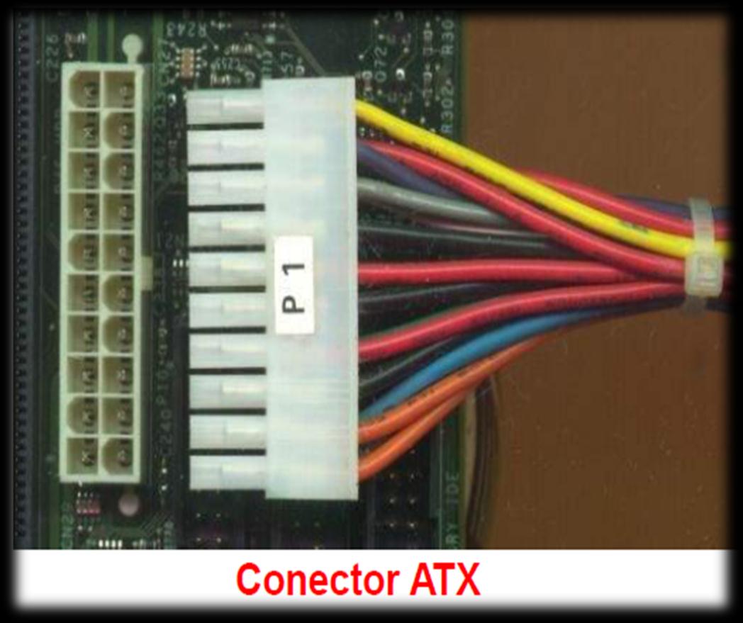 Es un conector de 20 contactos (antes), 24 contactos (ahora) que