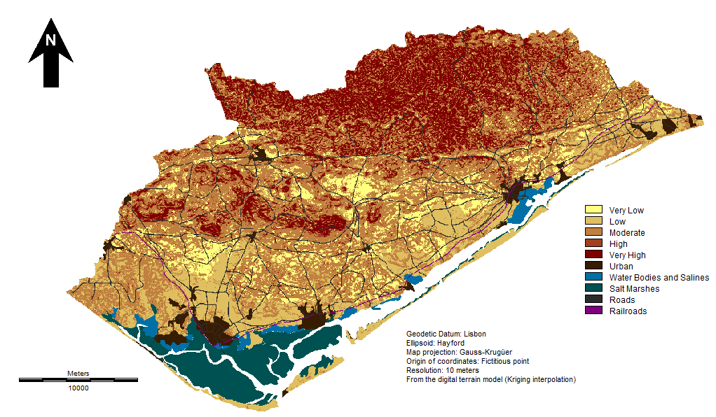 Evaluación cualitativa: estados erosivos Mapa de estados erosivos