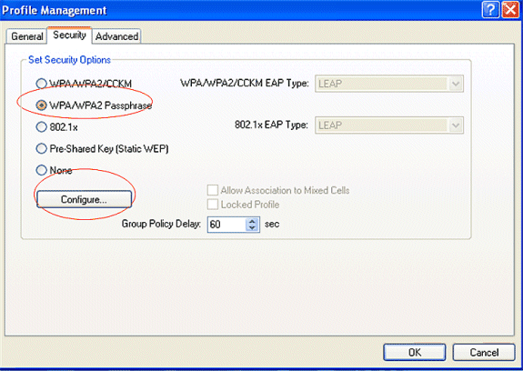Configure al cliente de red inalámbrica para la autenticación WPA-PSK Complete estos pasos: En la ventana de administración del perfil en el ADU, haga clic nuevo para crear un nuevo perfil.