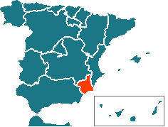 La Región de Murcia está muy poblada, con más de
