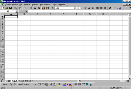 Microsoft Excel 2000 MS Excel es la Hoja de Cálculo del paquete Microsoft Office.