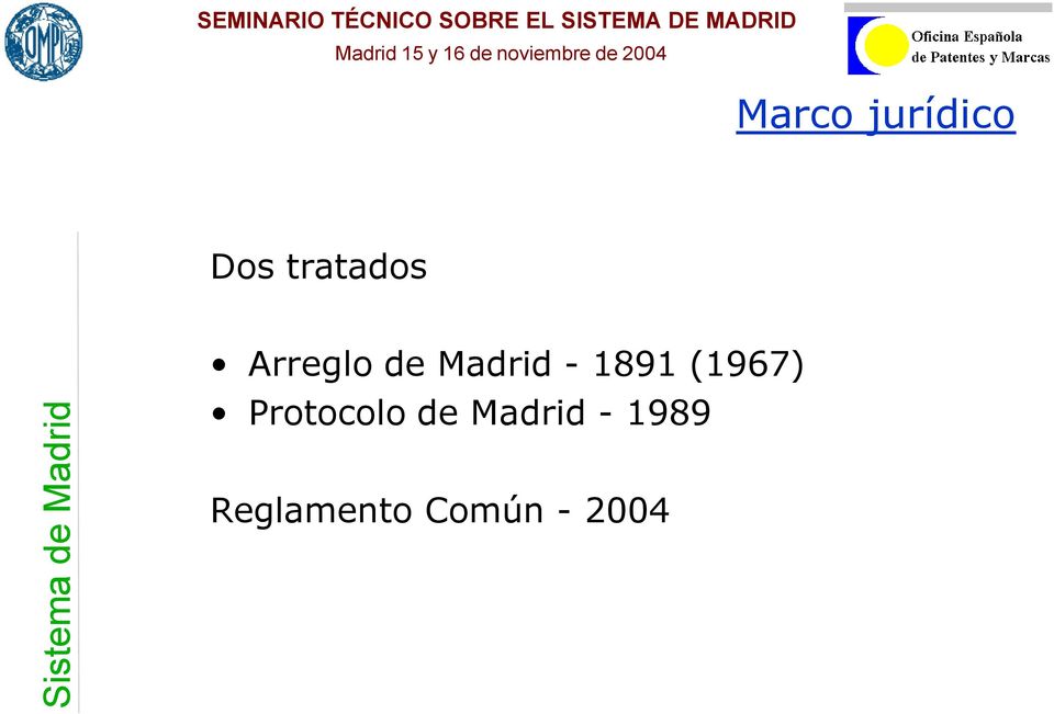 (1967) Protocolo de Madrid