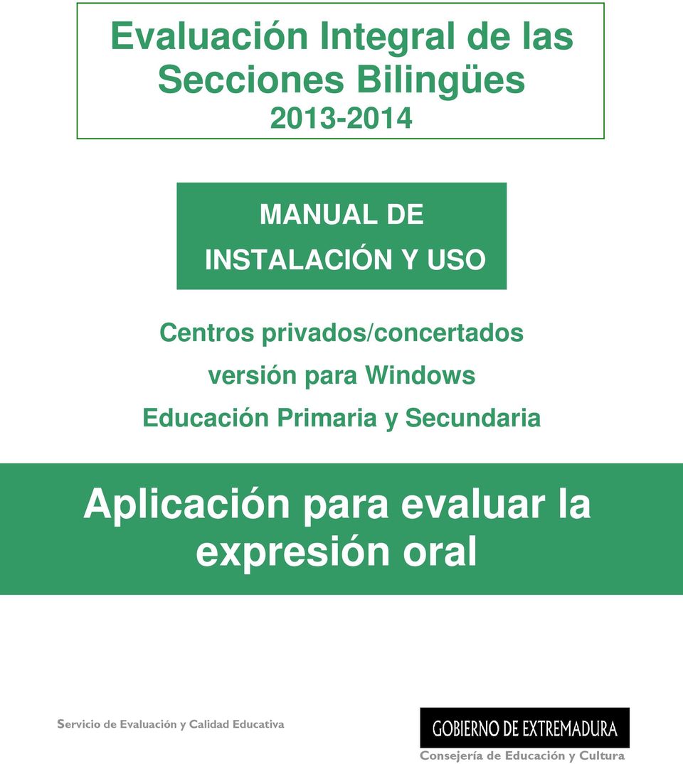 versión para Windows Educación Primaria y Secundaria